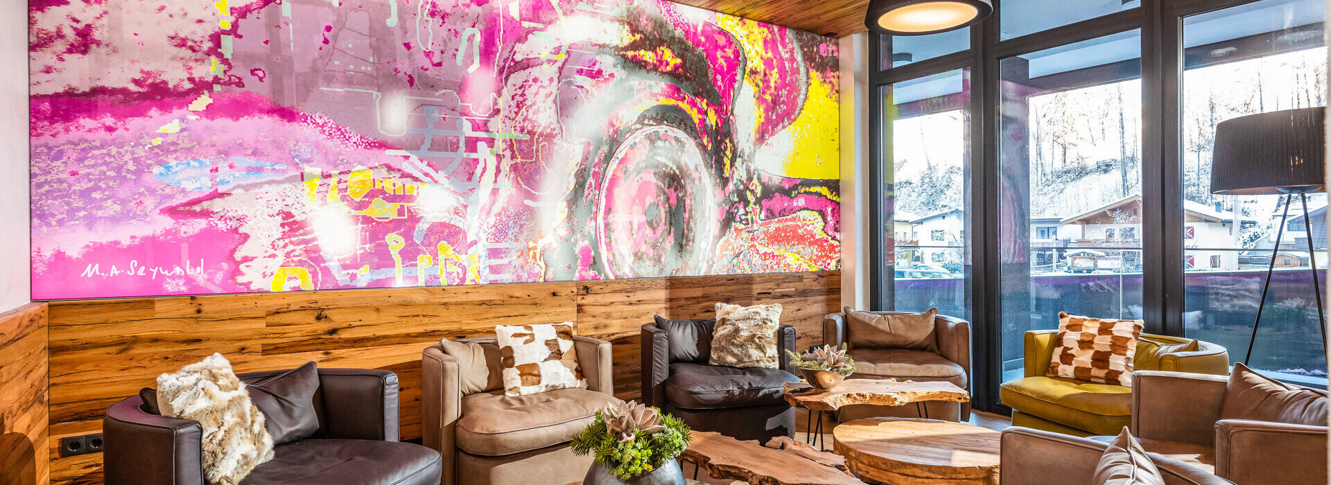 Gemütliche Hotellobby